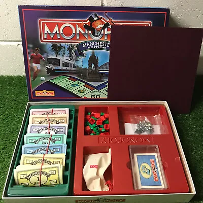 Monopoly Manchester Edition Board Game Hasbro 1999 - Complete • £16.50