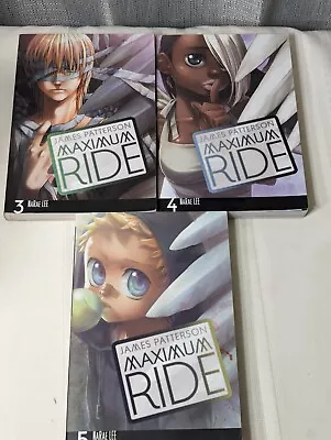 Maximum Ride Manga Books 345 Lot James Patterson Narae Lee 2009 Graphic Novel • $16.99