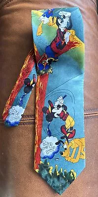 Mickey Unlimited By Balancine The Tie Works Disney Golf Necktie Goofy Daffy • $9