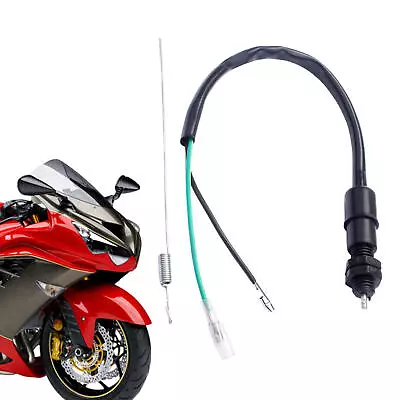 Universal Motorcycle Pit Dirt Bike ATV Rear Brake Stop Light Switch W/ Spring • $7.45