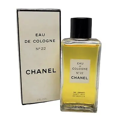 Vintage Chanel No. 22 Eau De Cologne Perfume 2 Oz 376 UNUSED FULL • $199.99