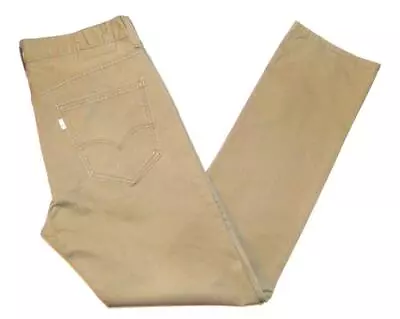 * LEVI'S * Men's 511 Slim Fit Chinos 34 W X 34 L Khaki Brown Twill Jeans (G018) • £23.45