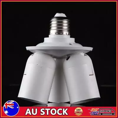 3/4 In1E27 Base Socket Splitter Light Lamp Bulb Adapter(E27-3E27) • $12.70