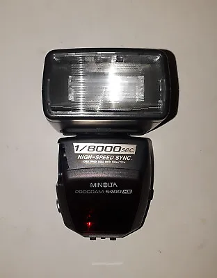 Minolta Maxxum 5400HS Electronic Flash (BRAND NEW!) • $247.50