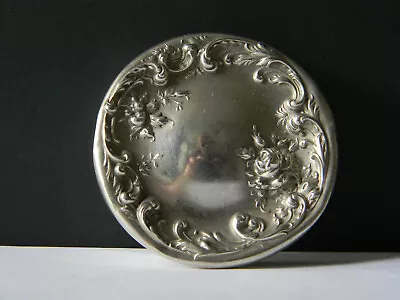 Antique  Foster & Bailey  Cut Glass Vanity Jar Sterling Silver Art Nouveau • $124.99