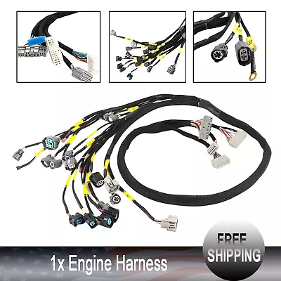 OBD2 D & B-series Tucked Engine Wire Harness Fit Honda Civic Integra B16 B18 D16 • $63.69