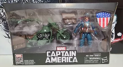 Captain America Figure With Motorcycle Marvel Legends Series 2019 • $79.99