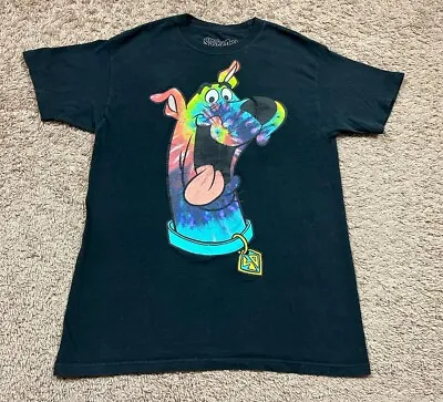 Scooby-Doo Rainbow Trippy Psychedelic Graphic Print Men’s Size Medium M T-Shirt • $14.99