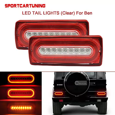 For 1990-2018 Mercedes Benz W463 G-Class LED Tail Brake Lights Turn Signal Lamps • $217.99