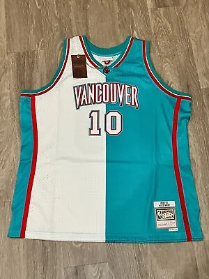 Mitchell & Ness NBA Vancouver Grizzlies Mike Bibby 10 Jersey Men's XXL • $55