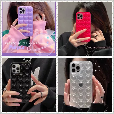 £2.39 • Buy For IPhone Cute 3D Love Cool Girl Fashion Women Soft Silicone Phone Case Cover