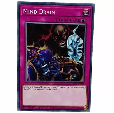 YUGIOH Mind Drain SDFC-EN038 Common Card 1st Edition NM-MINT • $1.23