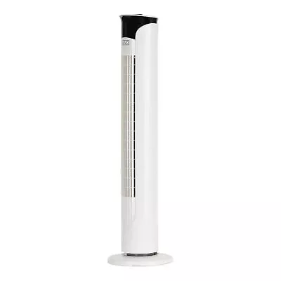 32  Oscillating Tower Fan 45W Slim Cooling 3 Speed Free Standing Timer 90 Degree • £26.94