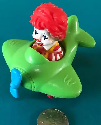 Ronald McDonald In A Plane Under-3 Toys 2010 McDonald's Happy Meal USED • $4