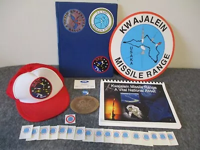 1990-2000s NASA US ARMY KWAJALEIN MISSILE RANGE-WALL HANGER/DECALS+ PRESENTATION • $179.95