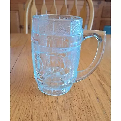 Vintage Dad's Rootbeer Barrel Mug Glass Cup • $12