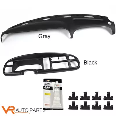 $120.01 • Buy Fit For 98-02 Dodge Ram1500/2500/3500 Pickup Dash Beze Dashboard Cover Overlay