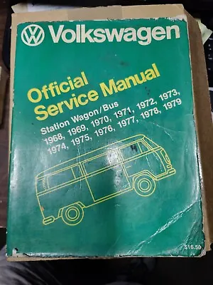 VW 1968-79 Station Wagon/Bus Service Manual  • $20