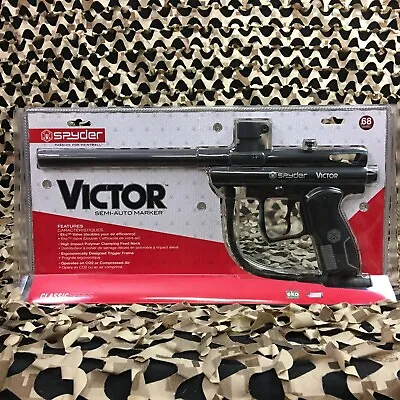 New Kingman Spyder Victor Semi-Auto Paintball Gun - Diamond Black • $89.95