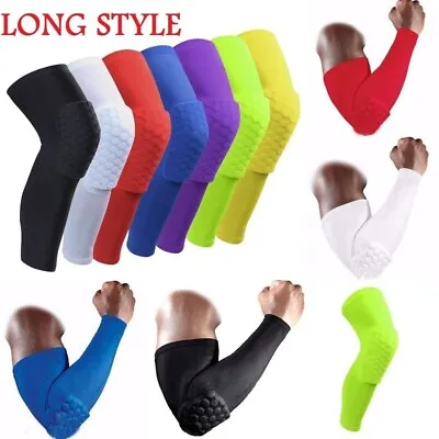 Knee / Elbow Pad Compression Extended Support Leg Sleeves Hexpad Protective Hex • $7.99