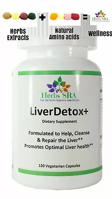 GALLBLADDER AND LIVER DETOX 120 Capsules Cleanse Liver Supplement Biomedical. • $18.75