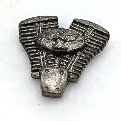 GBELL V Twin Motorcycle Engine With Angel Lapel Hat Pin • $9.95