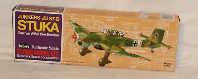 Guillow's Junkers JU 87-B Stuka German WW2 Dive Bomber Model Kit Plane 508 • $34.95