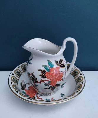 £24 • Buy James Kent Old Foley Staffordshire Eastern Glory Imari Jug & Bowl Set