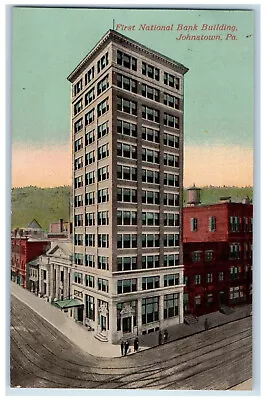 1912 First National Bank Building Johnstown PA Mount Pleasant PA Postcard • $6.47