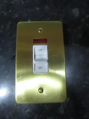 £24 • Buy Mk  45A 45 Amp  Pole Cooker Switch Neon Gold