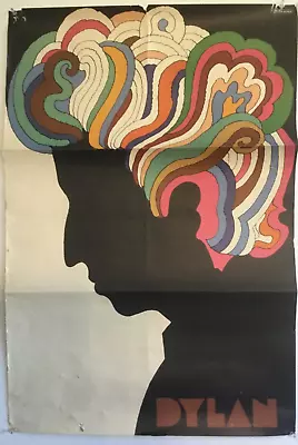 Vintage Original Milton Glaser Dylan Poster Authentic Lithograph RARE - 1966 • $105