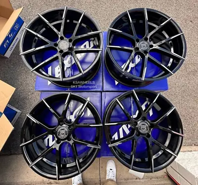 20”/22” LEXANI Stuttgart Black Slvr Fit Chevy Corvette C8 2020-2024 Rims Wheels • $2389