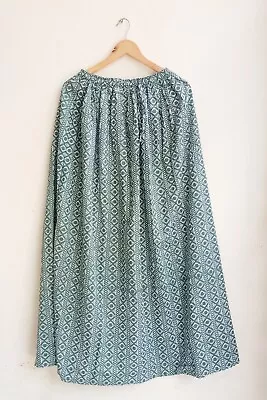 $34.47 • Buy Indian Green Floral Cotton Handmade Skirt Women Clothing Party Wear Skirts AU