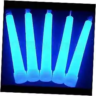 Glow Sticks Bulk Wholesale 25 6” Industrial Grade Light 25 Glow Sticks Blue • $30.27