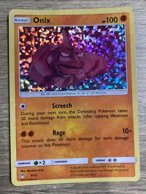 Onix 9/12 Holo Promo Card - McDonalds Pokemon TCG • $8