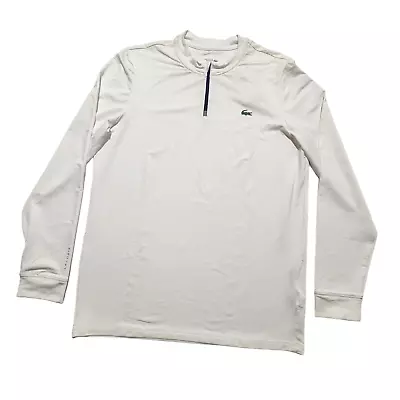 Lacoste Sport Men's T-Shirt Long Sleeve 1/4 Zip Pullover Long Sleeve Running 3XL • $118.89