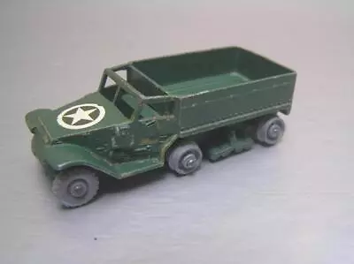 Matchbox Regular Wheels #49 Army Half Track With GPW Made In England • $29