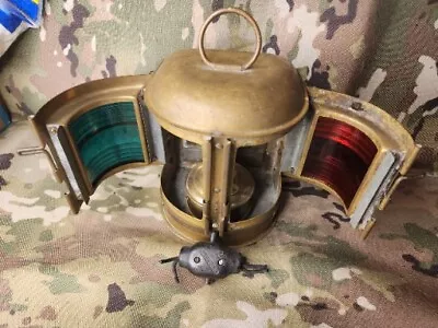 Vintage Perko De-lite Navigation Bow Light Red Green Oil Or Electric  • $400