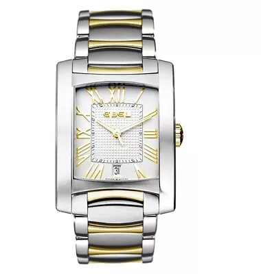 $3420 • Buy Ebel Men's Brasilia 32.5MM Quartz Authentic! 1255M41/02500