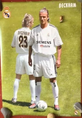 David Beckham  no 23 Real Madrid Football Wall Poster • £4.50