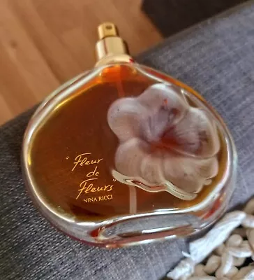 Nina Ricci Fleur De Fleur Lalique LARGE Bottle ORIGINAL Vintage Collectors Item. • £4.99