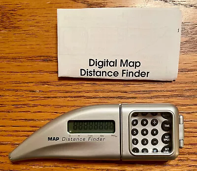 Digital Map Distance Finder With Magnifying Glass Attached W/Manual/New Battery • $8