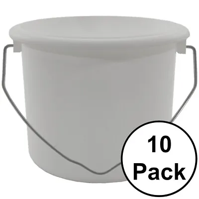Paint Kettles 1L Painting Pots Decorators Small Buckets DIY (10PK) • £11.99