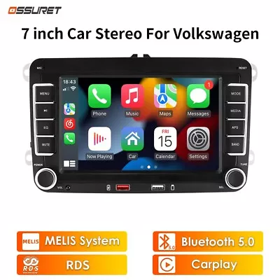 For VW Volkswagen Jetta Passat Beetle EOS 7  Carplay Car Stereo Radio GPS Navi • $104.98