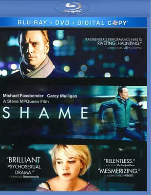 Shame Blu Ray + Dvd +digital Brand New Sleeve Addiction To Sex Original Cover • $25.46