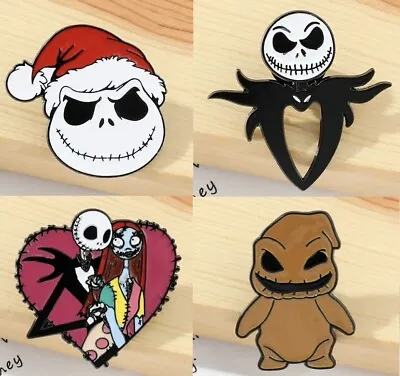 The Nightmare Before Christmas Enamel Badges Jack Skellington Sally Oogie Boogie • £4.99