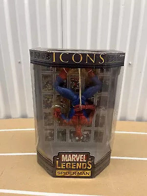 Marvel Legends Icons Spider-Man 12 In  Figure Toybiz 2006 Sealed! Rare! NEW • $79.99