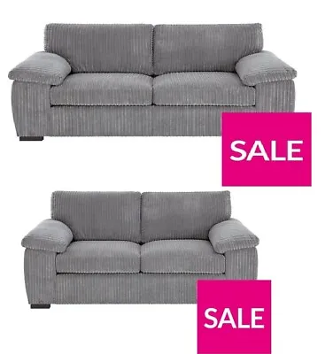 £499.99 • Buy NEW ORIGINAL AMALFI DINO NORMAL BACK JUMBO CORD  4+3+2 Sofa Swivel Chair *SALE*