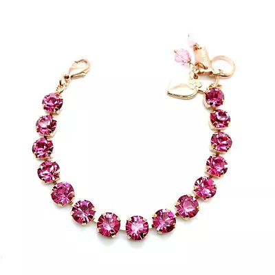 Bracelet By Mariana My Treasures Coll. Adorable Rose Swarovski Crystals • $120