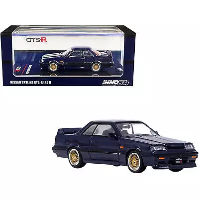 Inno Models 1/64 Model Car Nissan Skyline GTS-R (R31) RHD Dark Blue Metallic • $30.11